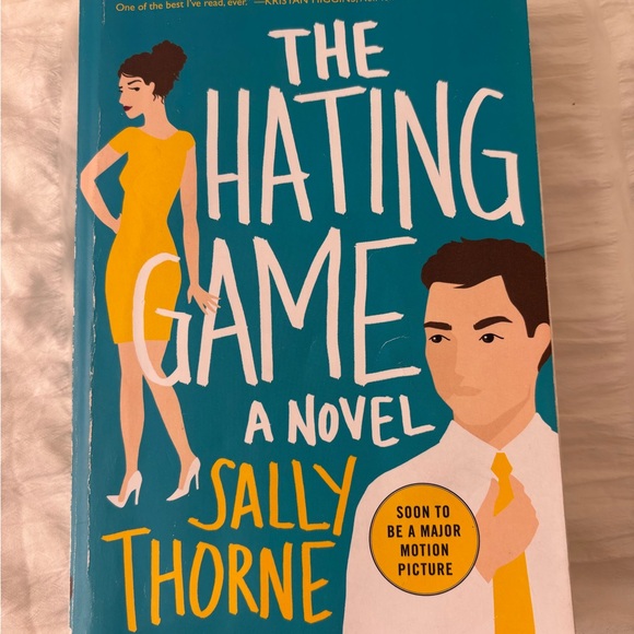 Other - The Hating Game Novel by Sally Thorne - Blue and Yellow Cover